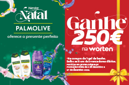 Palmolive oferece o presente perfeito: Ganhe 250€ em voucher Worten