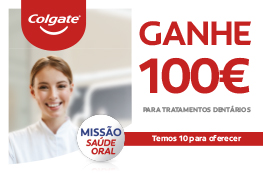 Ganhe 100€ para Tratamentos Dentários