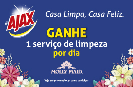 Ganhe 1 serviço de limpeza por dia